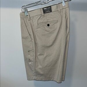 Tommy Hilfiger Tan Flat Front Shorts